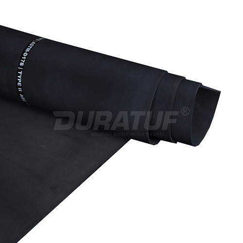 High Voltage Electrical Rubber Mats Astm D178 Standard For Safety (Class 4 Type -I, 12.7Mm Thickness) - Color: Black