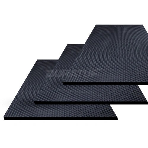 Hexa Cattle Mats Premium Rubber Matting For Cattle Yards - Color: Black