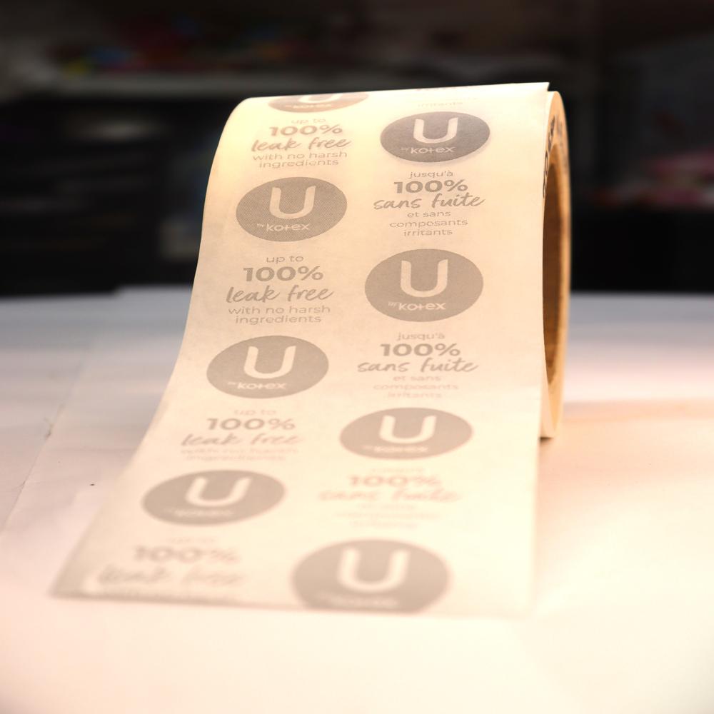 Name Printed Roll & Sheets Silicon One Side Coated Paper 120g Sm - Color: White