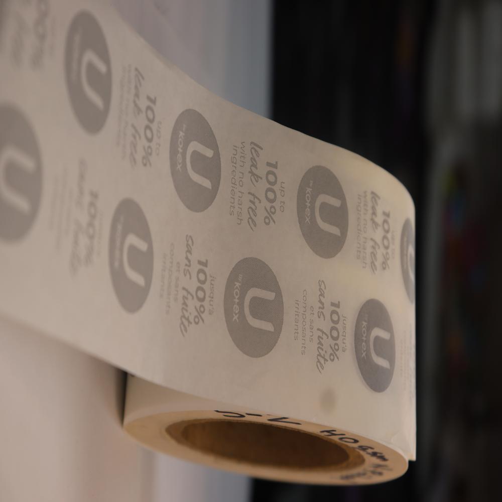 Name Printed Roll & Sheets Silicon One Side Coated Paper 120g Sm - Color: White