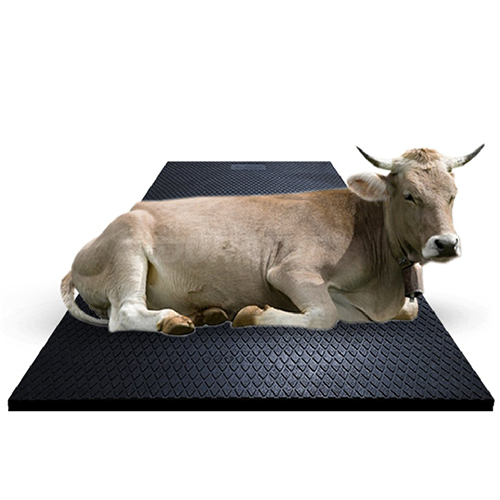 High-Quality Diamond Rubber Mats Ideal For Cattle Comfort - Color: Blue