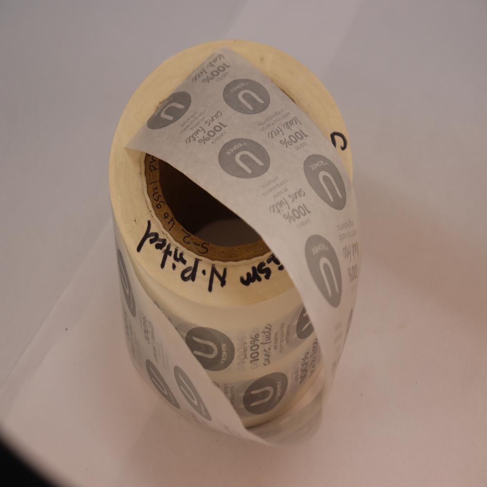 Name Printed Roll & Sheets Silicon One Side Coated Paper 120g Sm - Color: White