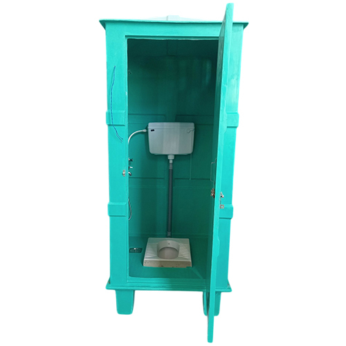 Frp Readymade Portable Toilet - Color: Green