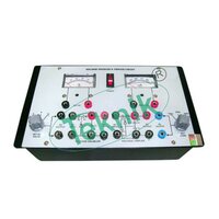 VOLTAGE DOUBLER & TRIPLER CIRCUIT WITH ALUMINUM PANEL & SQUARE METERS