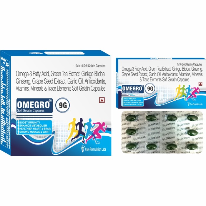 Omegro -9g - Drug Type: General Medicines