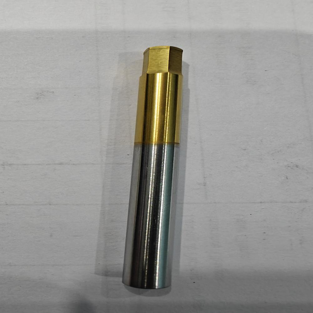 Hexagonal Forging Punch Dia 7.50/ Hex A/f 6.10 X 85mm With Pvd Tin Coating Hss M42 - Application: Hardware Fasteners