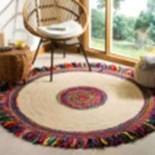 Round Jute Rugs - Design: Modern