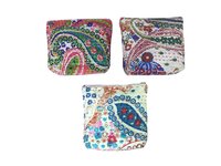 Cotton Kantha Small Pouches