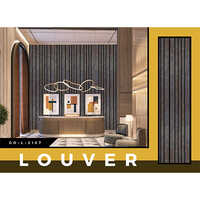 Multi Colour Stone Louvers Sheet - 2400x600 Mm, Slate Material - Cut-to-size, Split Surface Treatment, 6 Mm Thickness