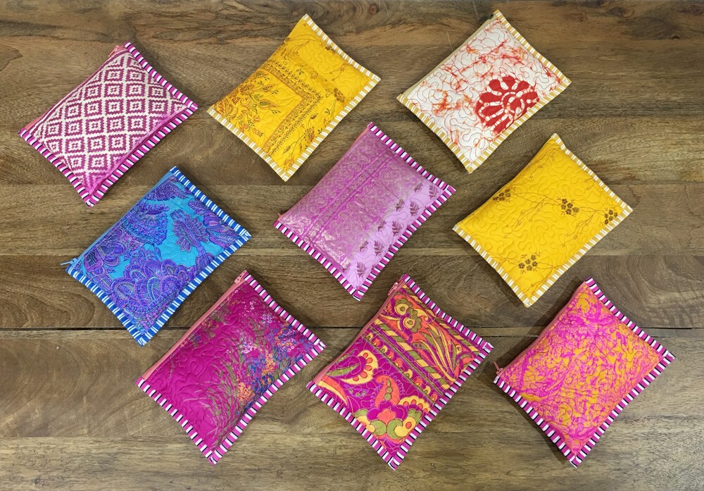 Silk Patola Small Pouches