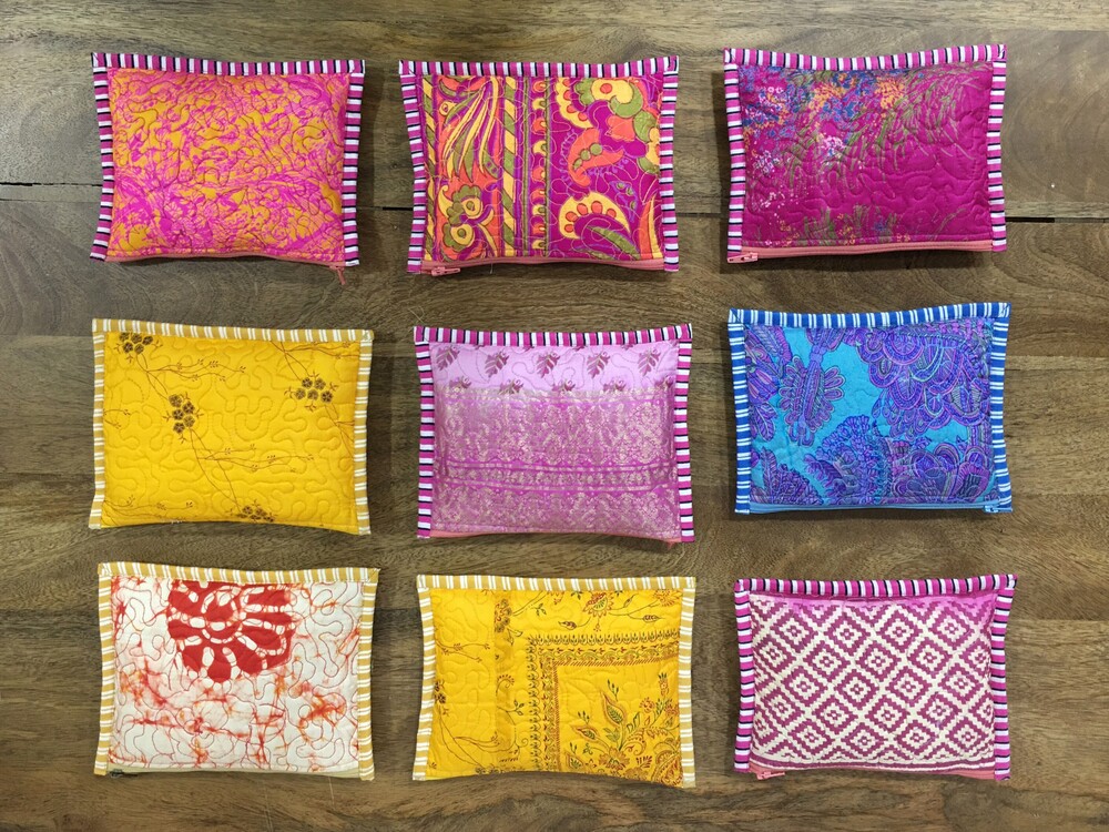 Silk Patola Small Pouches