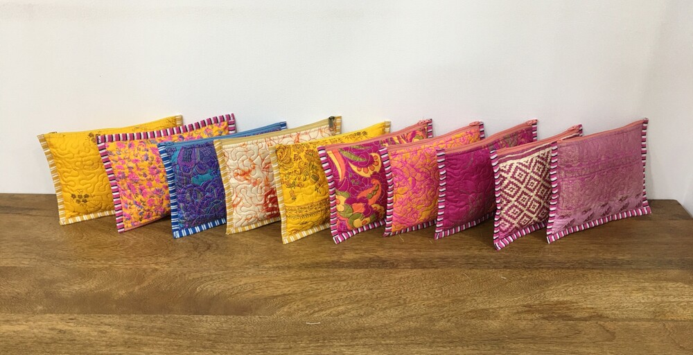 Silk Patola Small Pouches