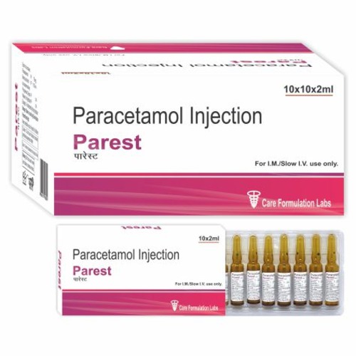Paracetamol IP 75 mg Benzyl alcohol (as preservative) IP 1.5% v/v Propylene Glycol IP , Water for injection IP