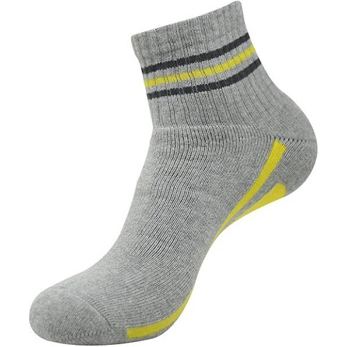 High Ankle Sports Socks - Color: Gray