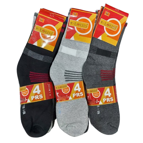 Black And Gray Gents Socks