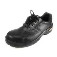 Tiger Lorex Safety Shoes - PVC Upper, PU Insole | Unisex, Black Color, All Sizes, Ideal for Hazardous Work Environments