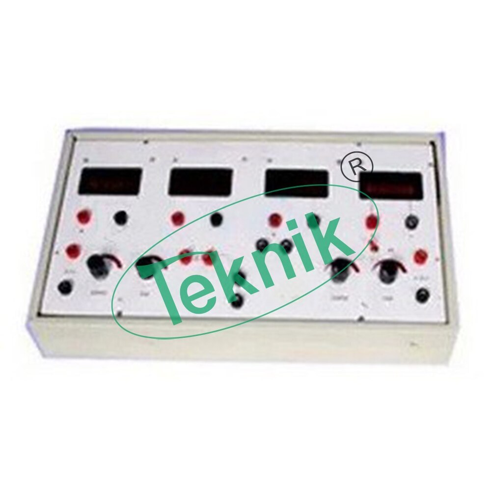 LCR IMPEDANCE APPARATUS WITH ALUMINUM PANEL & DIGITAL PANEL METERS