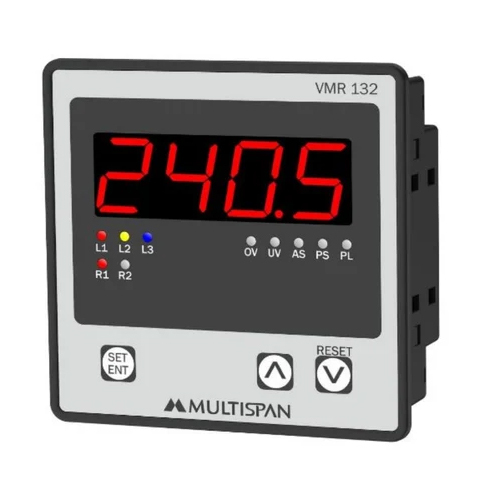 Multispan Vmr 132 Voltage Monitor Relay - Color: Black