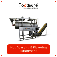 Nut roasting and flavoring equipment