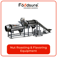 Nut roasting and flavoring equipment