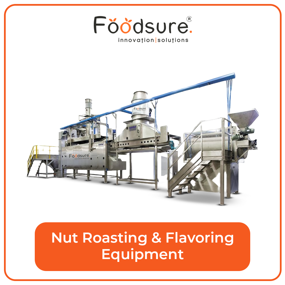 Nut roasting and flavoring equipment