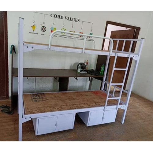 Hostel Bunk Bed - Color: White