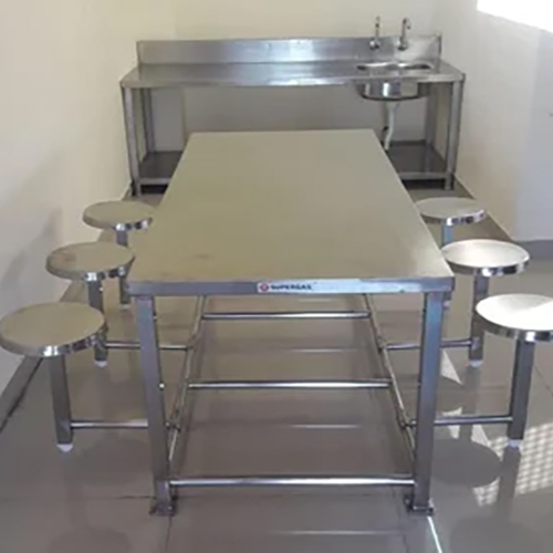 Stainless Steel Canteen Table