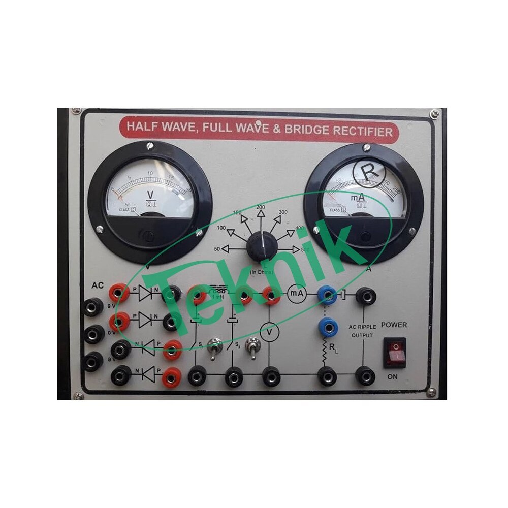 Rectifier Meters Half Wave, Full Wave & Bridge Rectifier Apparatus With Bakelite Panel ...