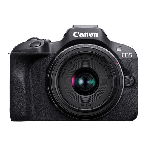 611 Canon Eos R100 Mirrorless Camera With 18-45mm Lens - Color: Black