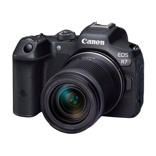 5137C009 Canon Eos R7 Mirrorless Camera With 18-150Mm Lens - Color: Black