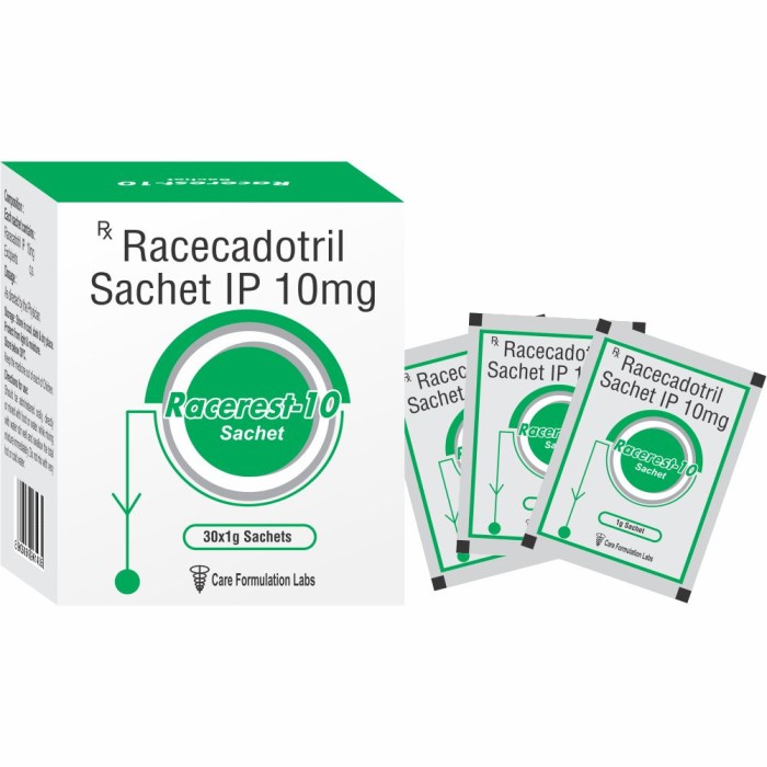 Racecadotril IP 10mg sachet