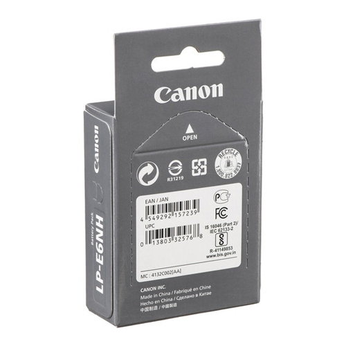 Canon Lp-E6Nh 2130Mah Lithium-Ion Battery - Sealed Type: Standard