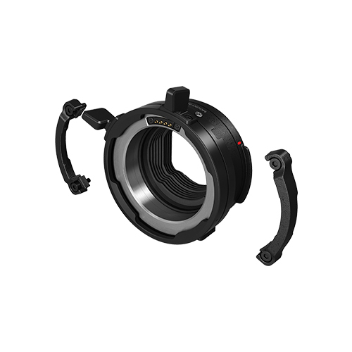 Pl-Rf Lens Mount Adapter With Rotary Lock - Color: Black