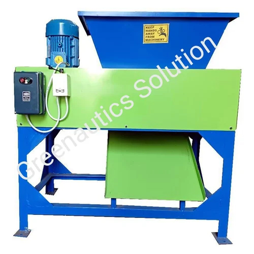 Double Shaft Organic Waste Shredder Machine