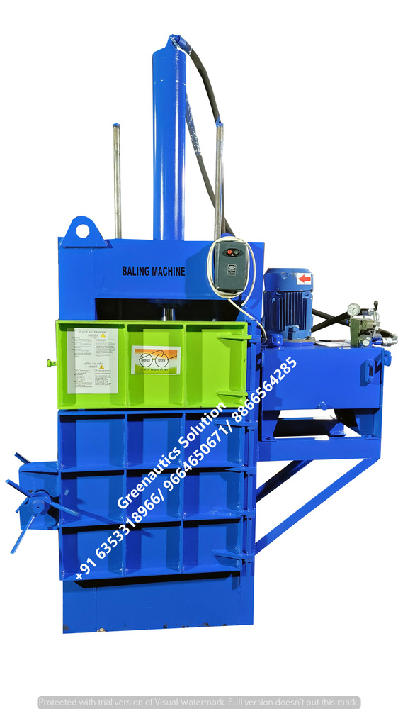 40 Ton Plastic Waste Baling Machine - Power Source: Hydraulic