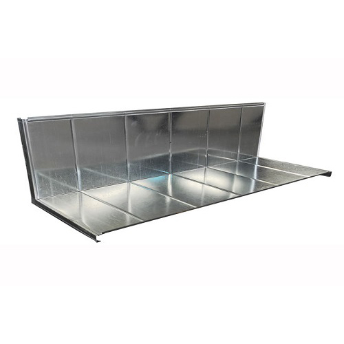 L Shape Ac Duct - Color: Silver