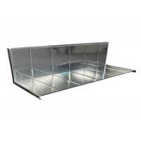 L Shape Ac Duct - Color: Silver