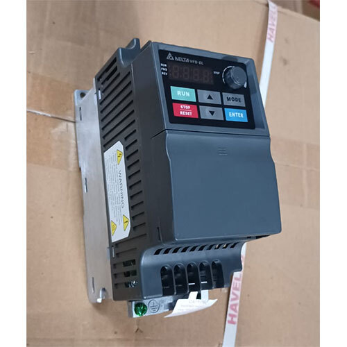 VFD004EL43A Delta VFD EL - Series AC Drive, 50-60 Hertz Frequency, Gray Color, IP65 Protection Level, 1 Year Warranty