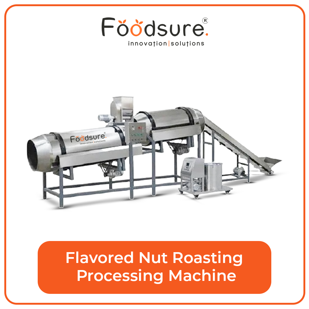 Flavored nut roasting machine