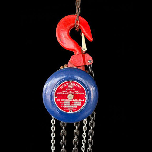 Heavy Duty Chain Pulley Blocks - Color: Blue