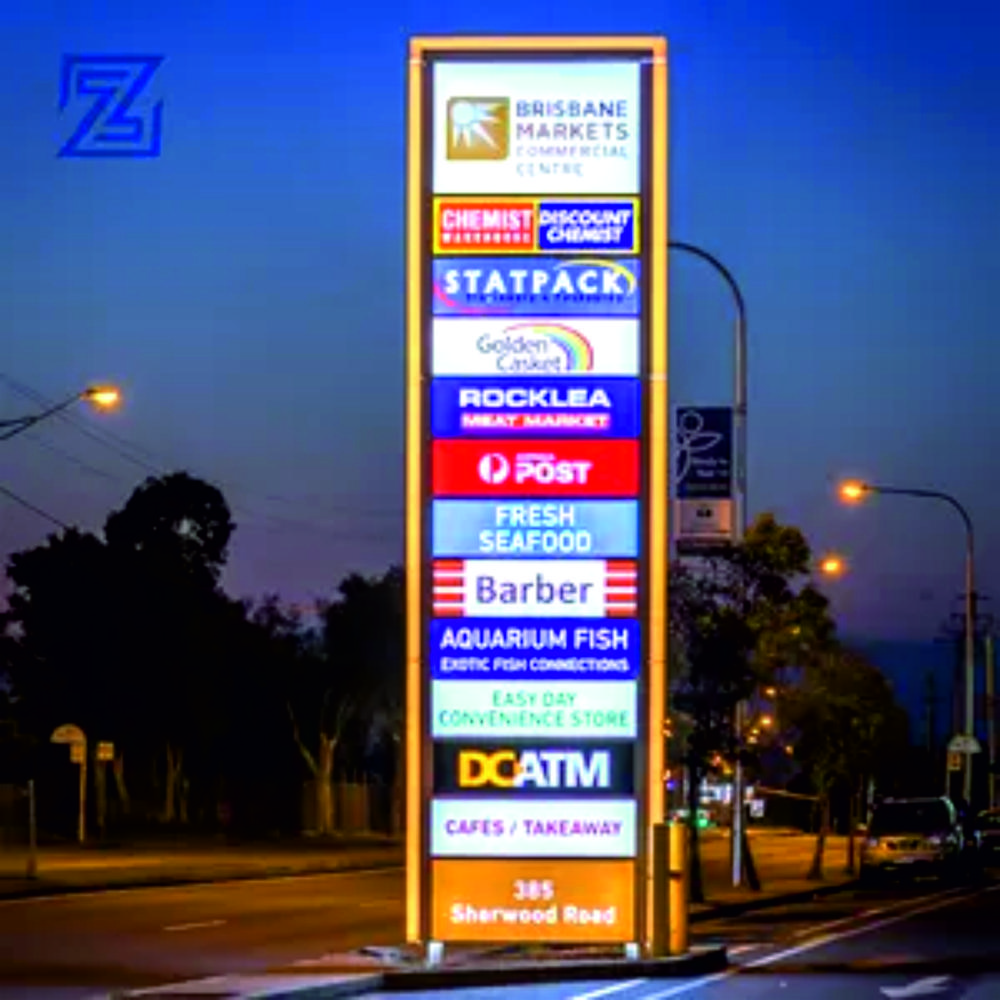 Pylon Waterproof Sign Board - Color: Multicolor