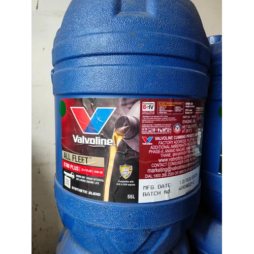 E700 Plus Valvoline All Fleet Engine Oil - Ash %: Nil