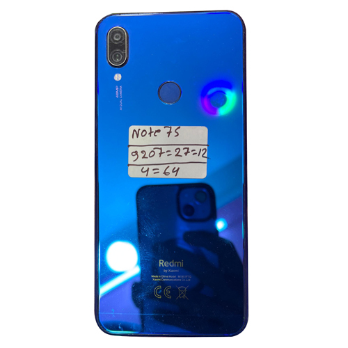 Redmi Note 7S - Body Material: Plastic