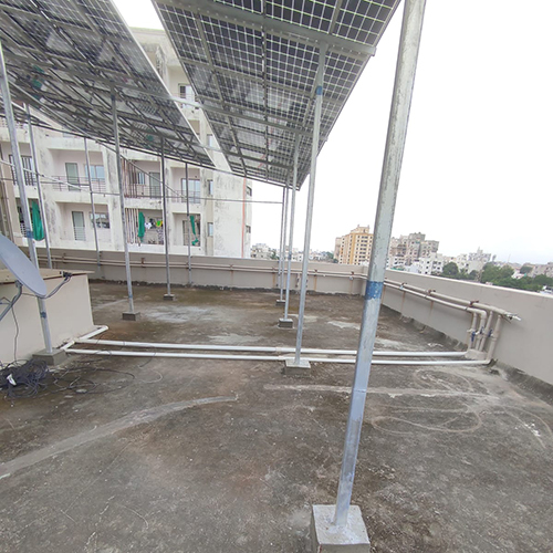 Commercial Solar Plant Foundation Structure