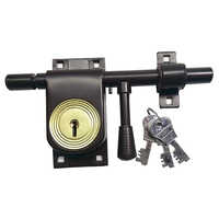Al-lo8-pc Aldrop Door Lock - Iron Material, Brown Finish | Aldrop Lock Security, Includes 3 Keys, Warranty Included