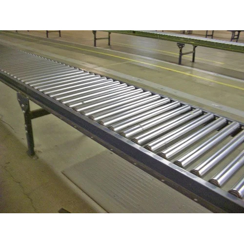 Industrial Roller Conveyor - Stainless Steel, Standard Size | Heavy-Duty Usage, 220-240V Power Supply, 1-Year Warranty