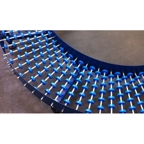 Skate Wheel Conveyors - Color: Blue