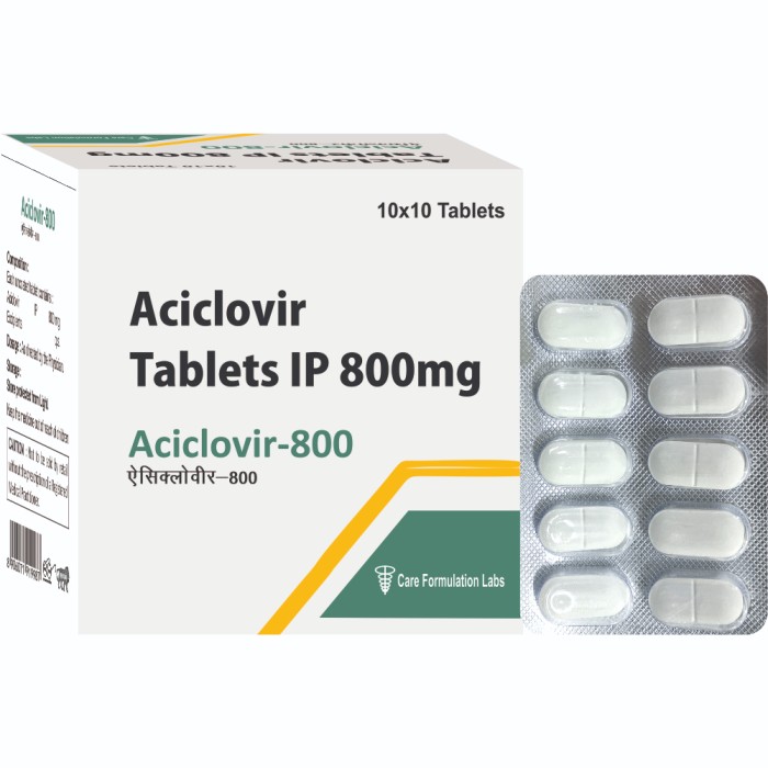 Aciclovir IP 800 mg  tablet