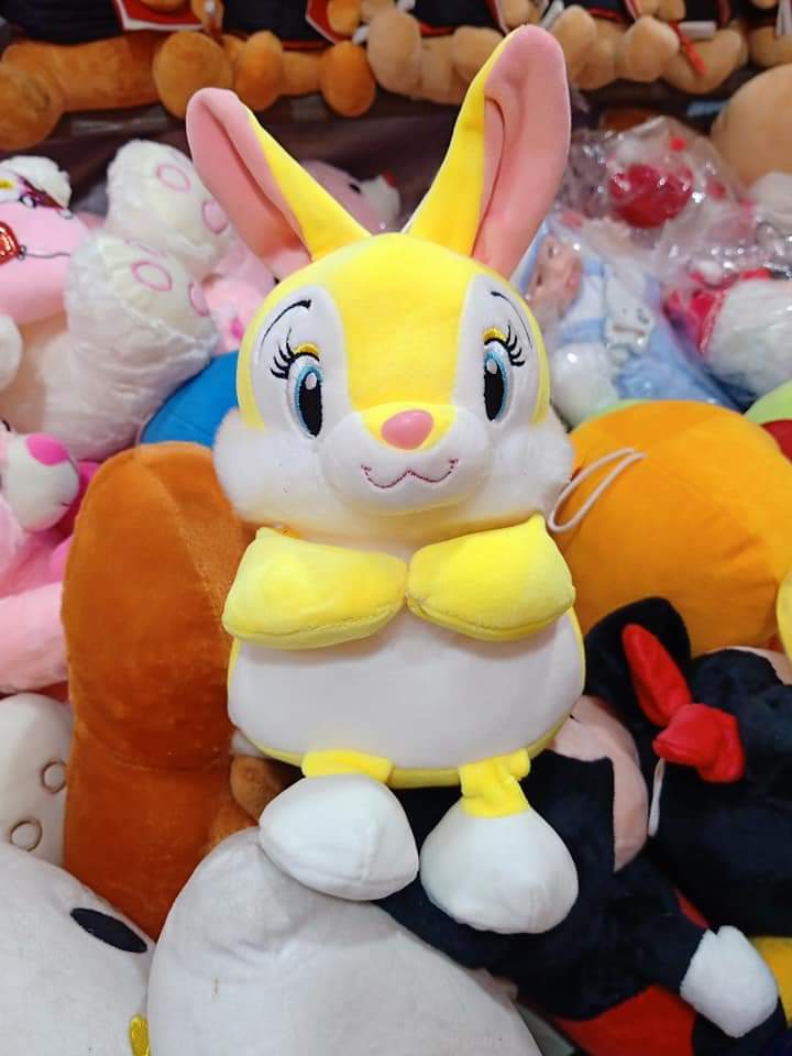 Folding rabbit soft toys