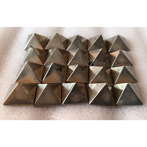 Golden Pyrite Pyramid